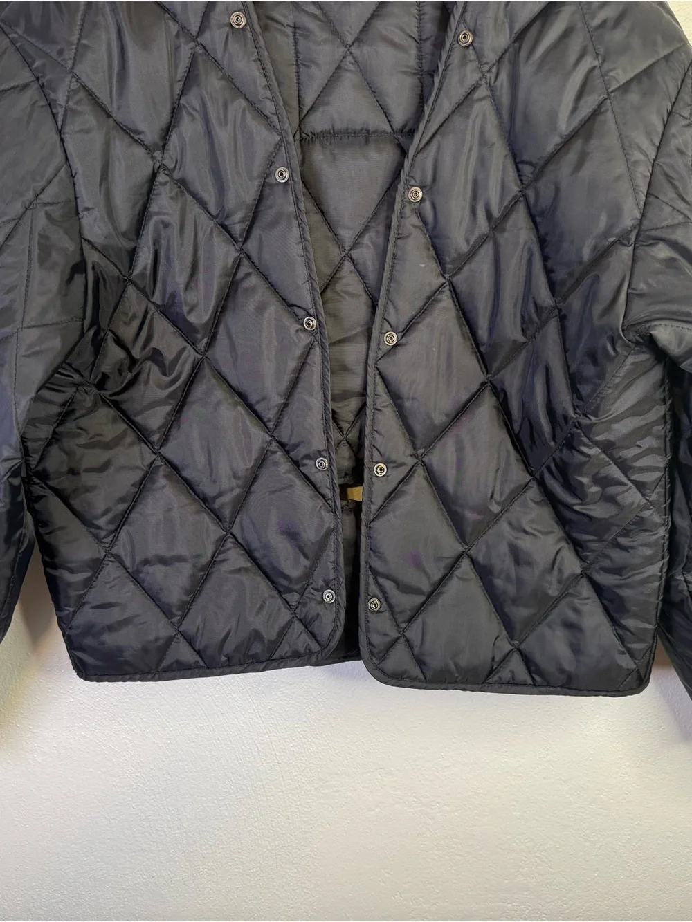 Honda Rider Collection Black Quilted Motorcycle Jacket Liner Lining Size Medium
